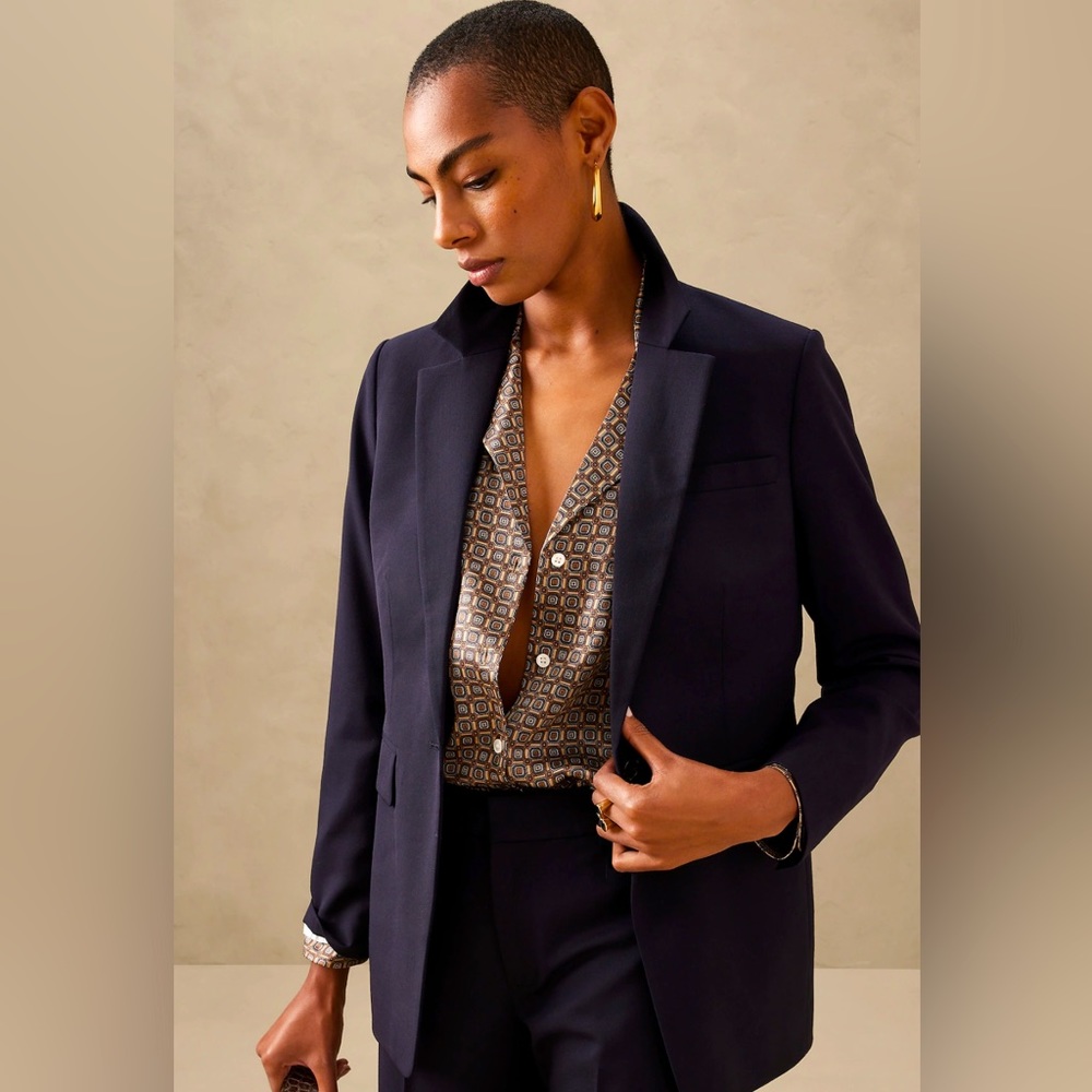 BANANA REPUBLIC BLUE BLAZER